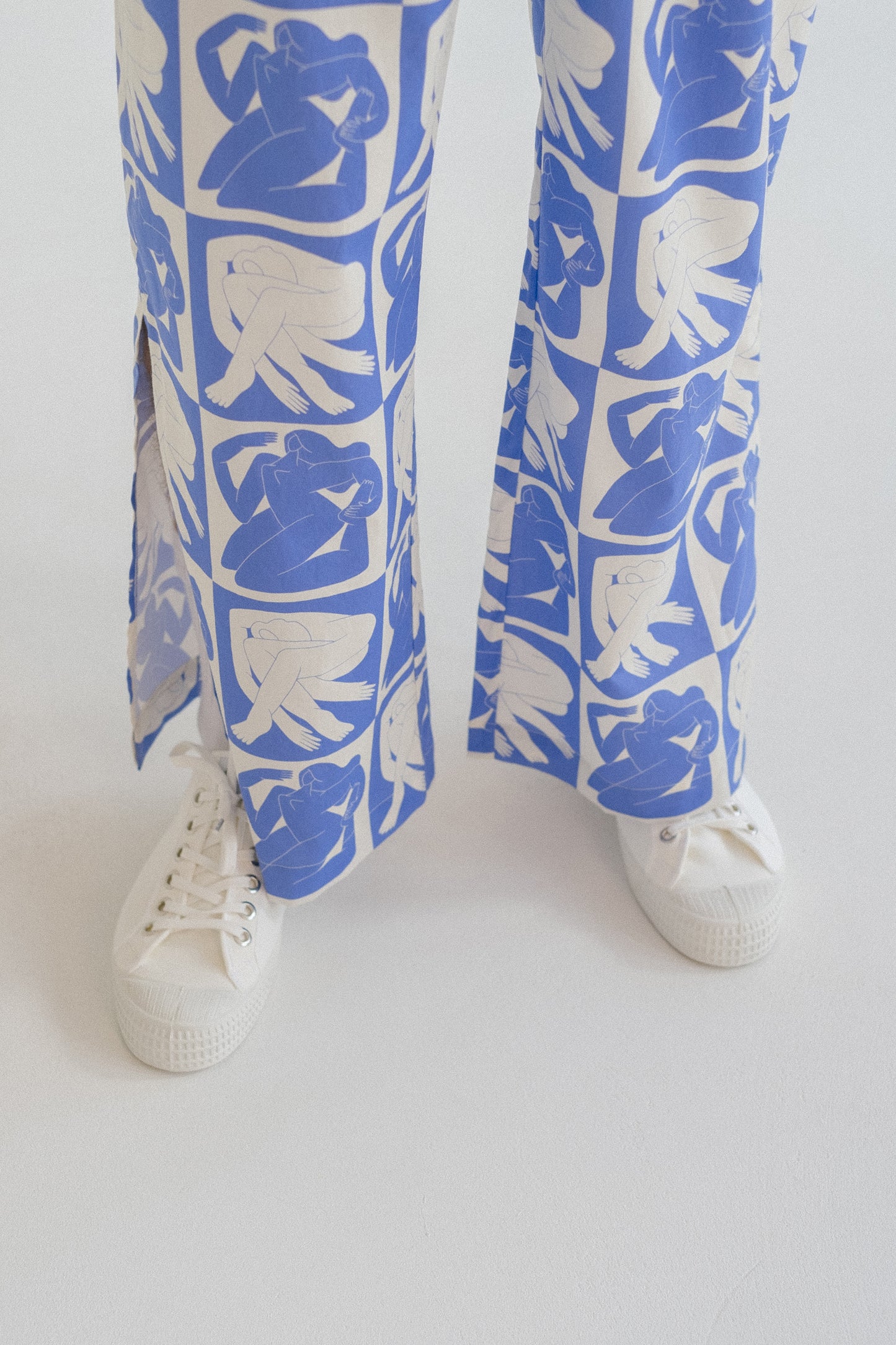FLOWY PANTS | Cornflower Blue